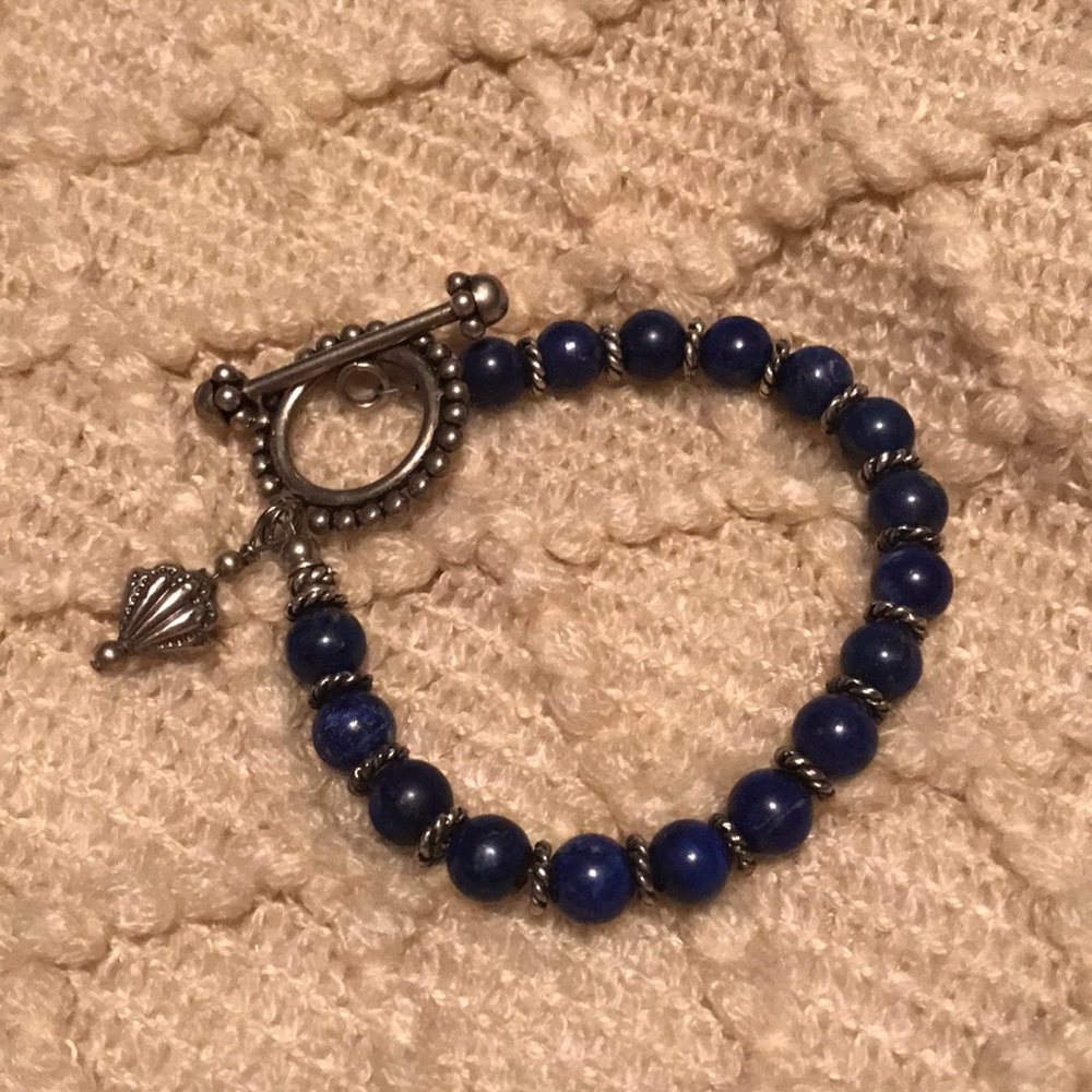 Vintage blue stone bracelet